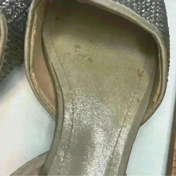 Steve Madden Vamp D'Orsay Rhinestone studded flat  Size 7.5 - Picture 4 of 8